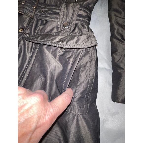 Laundry by Shelli Segal Fox Fur Trimmed Coat - Size‎ S - Just Fabulous! - Picture 6 of 16